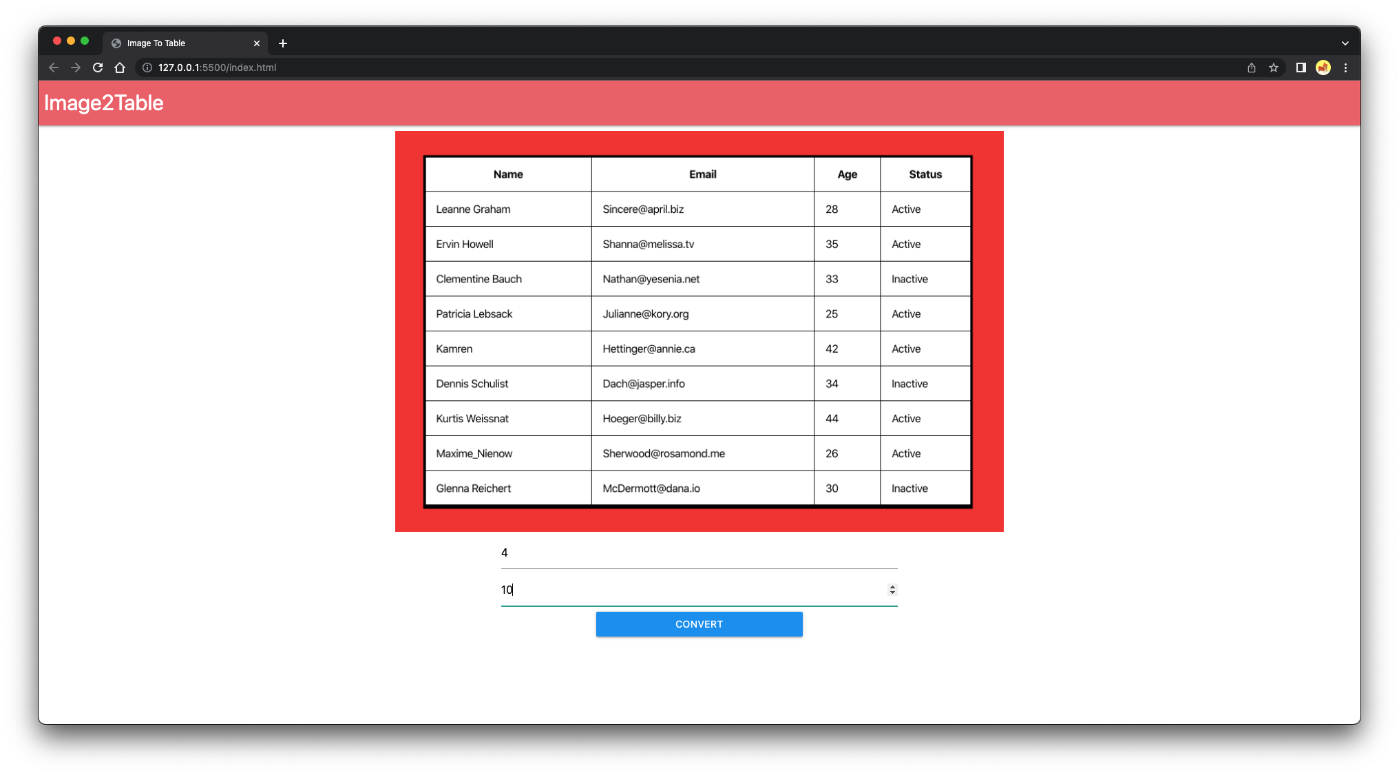 Capture Image Table GitHub - rk234/Image2Table: Simple tool for extracting data from images ...