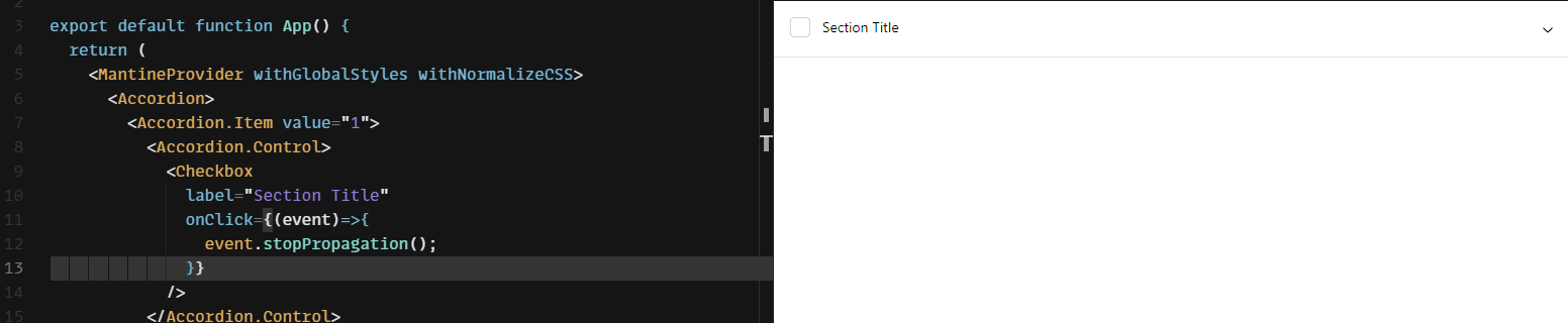 Checkbox input and label different behavior on click handling · Issue ...