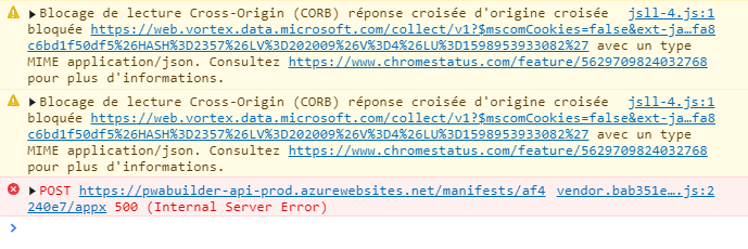 500 Error generating Appx package · Issue #1120 · pwa-builder ...