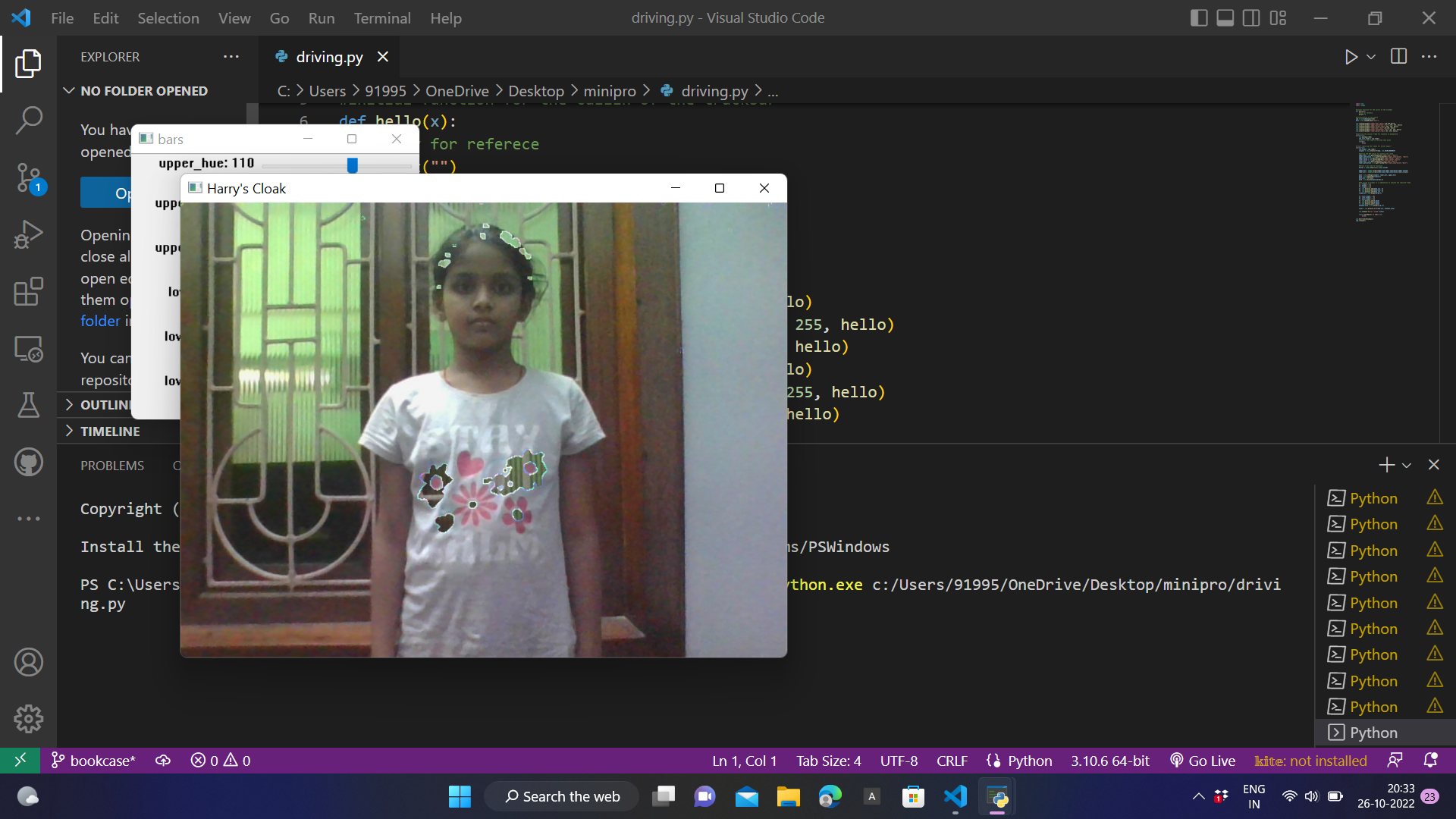 GitHub - NamburiVidyaJahnavi/harry-potter-cloak: mini project on python ...