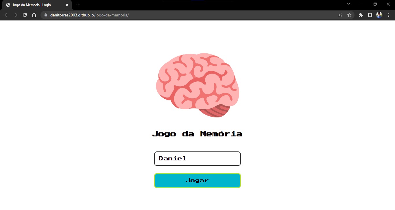 GitHub - DaniTorres2003/jogo-da-memoria: Jogo da Memória feito em HTML ...