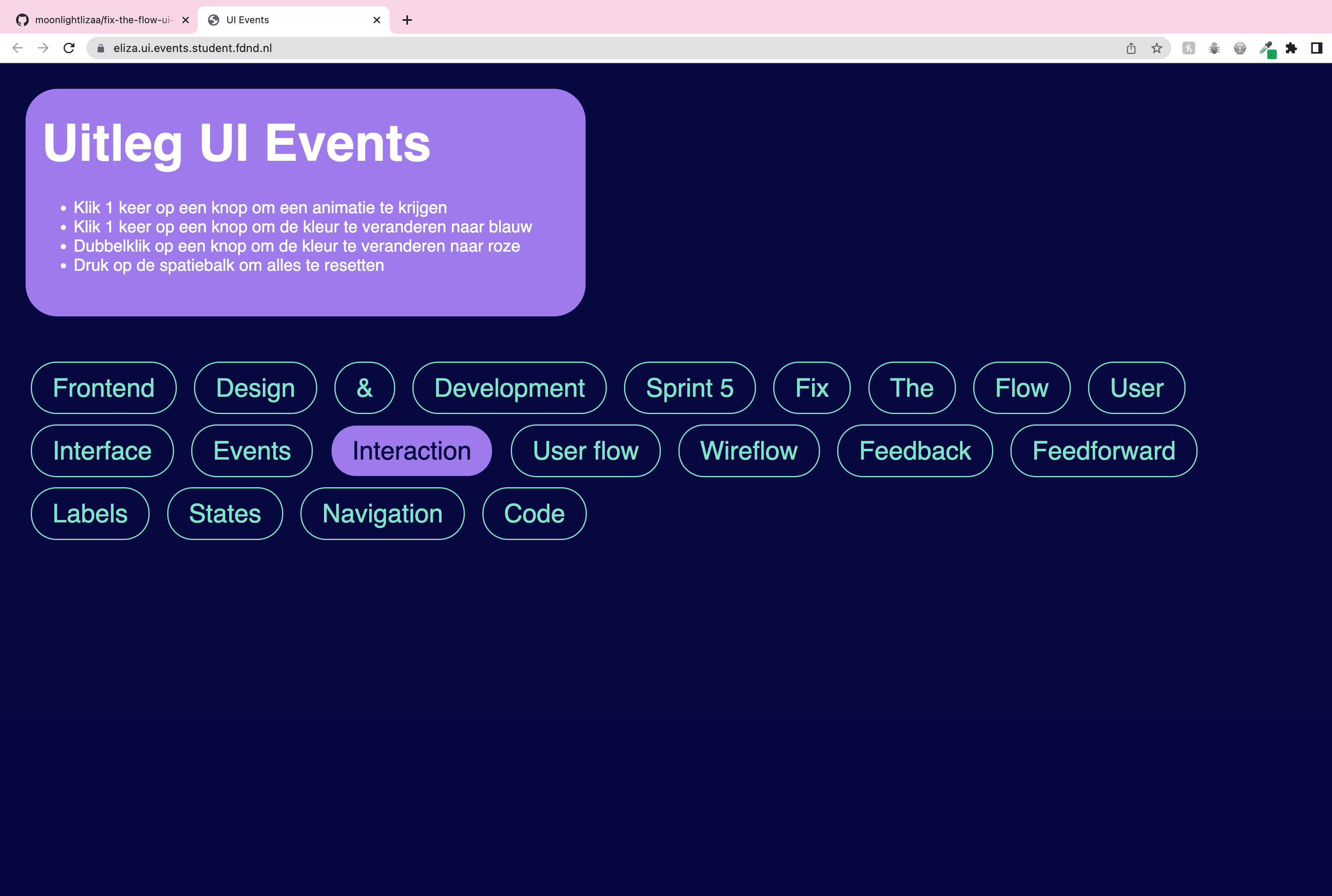 GitHub - moonlightlizaa/fix-the-flow-ui-events: Verschillende User ...