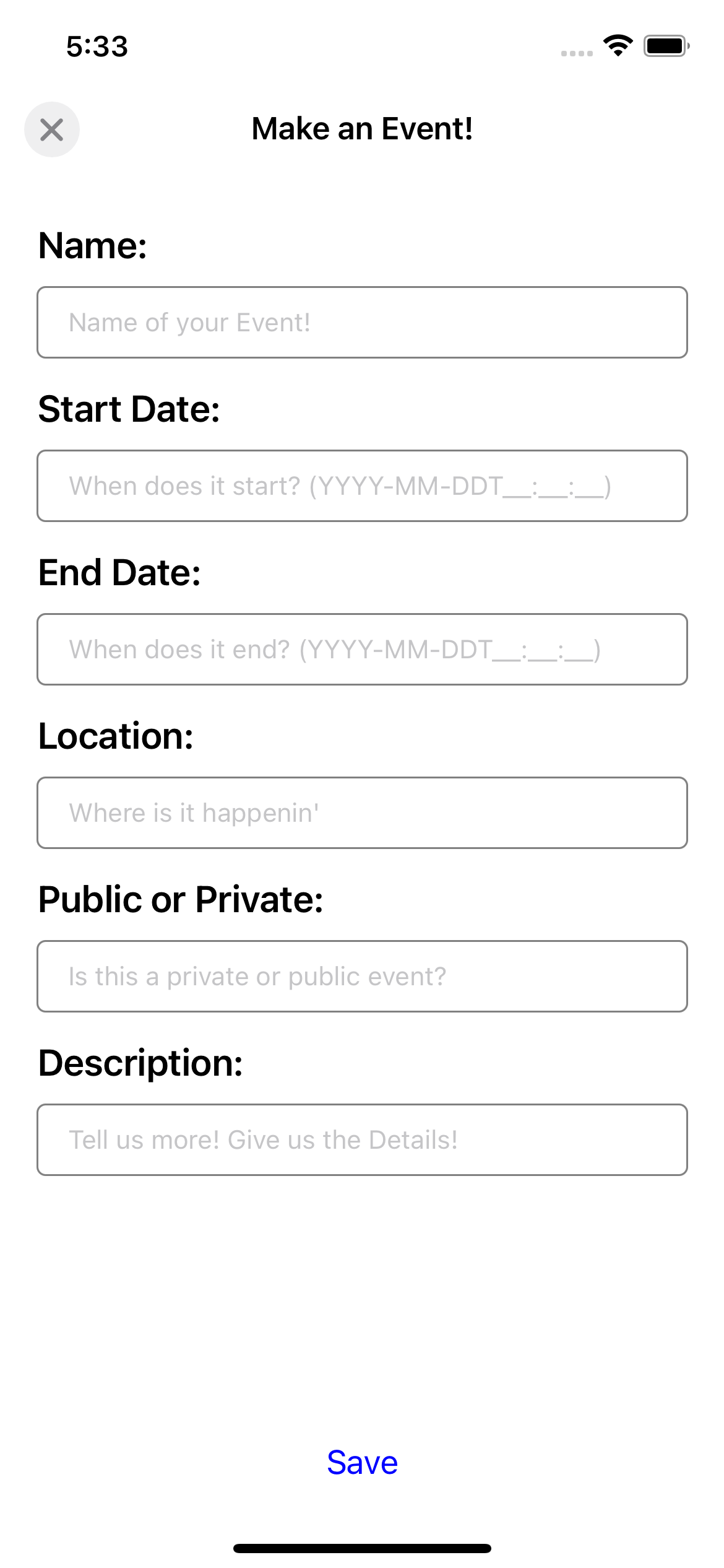 GitHub vincentjiang10/invited iOS app with Python backend that allow