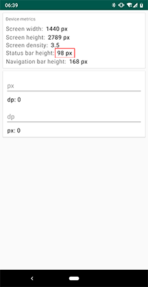 Android 9刘海屏下，获取状态栏高度错误 · Issue #689 · Blankj/AndroidUtilCode · GitHub