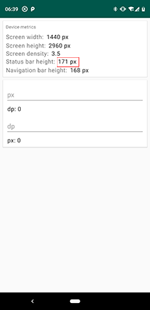 Android 9刘海屏下，获取状态栏高度错误 · Issue #689 · Blankj/AndroidUtilCode · GitHub