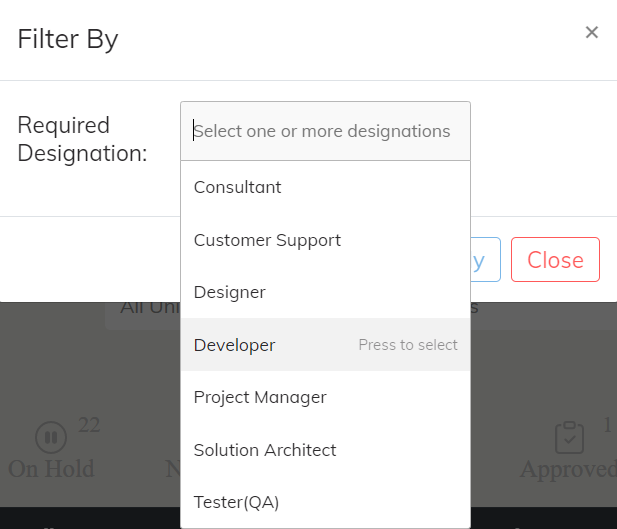 Search filter Functionality on project resource page. · Issue #3003 ...