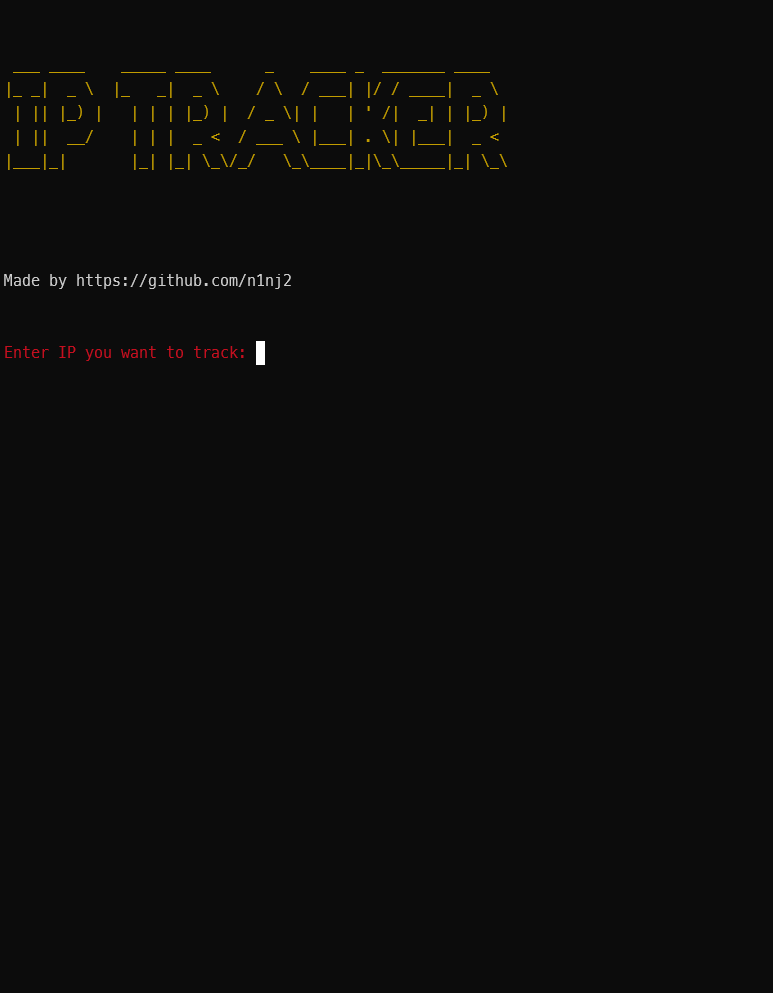 GitHub - n1nj2/IP-Tracker