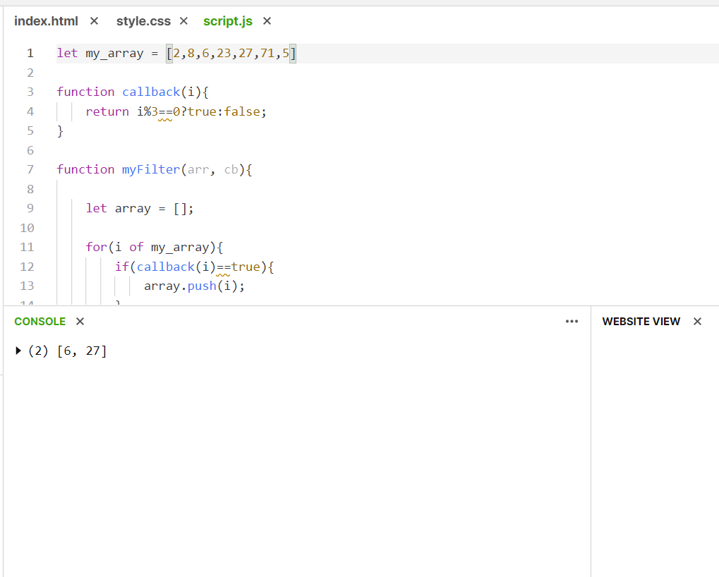 JS - Callback Functions - Filter · akash-coded mern · Discussion #73 ...