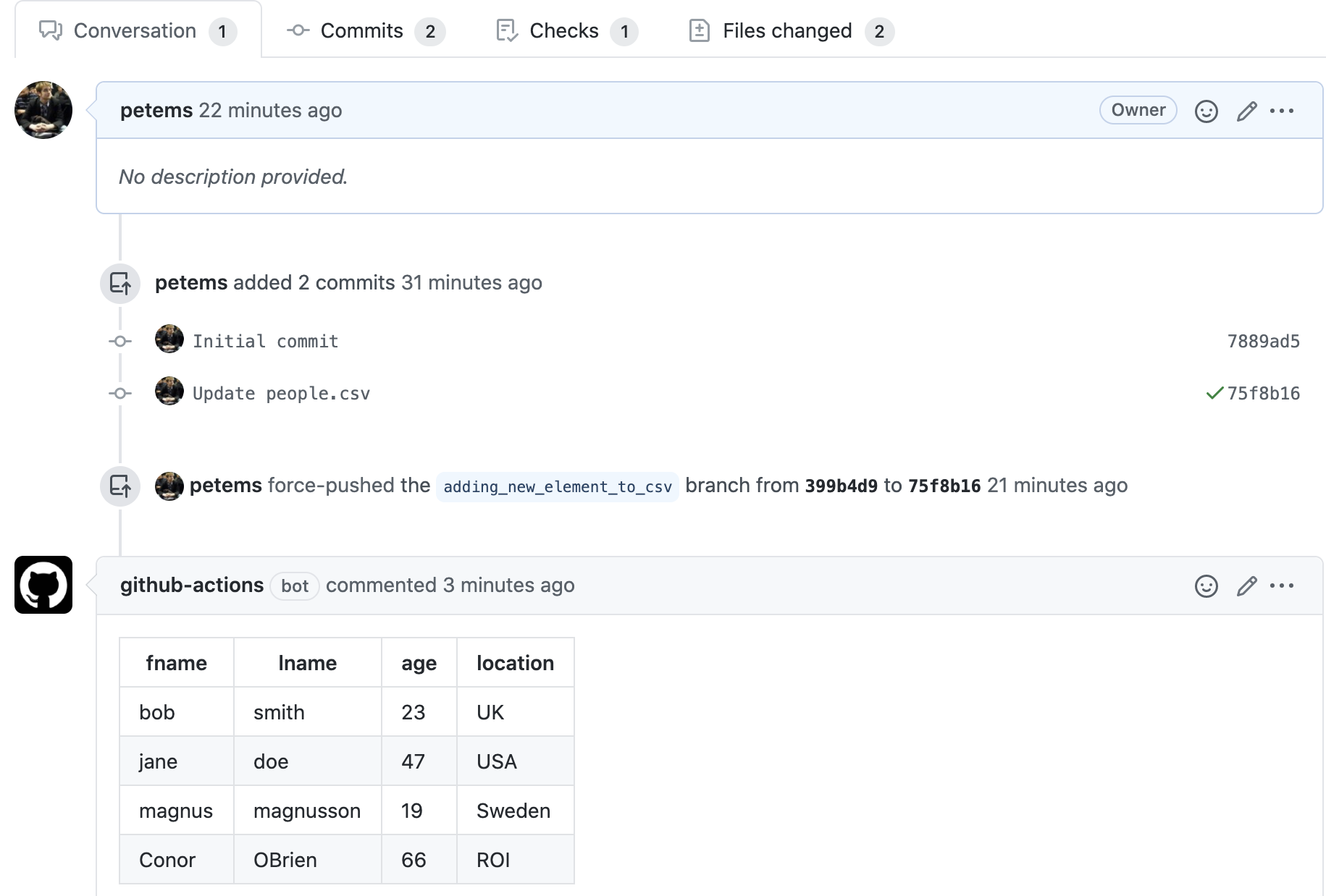 csv to markdown table