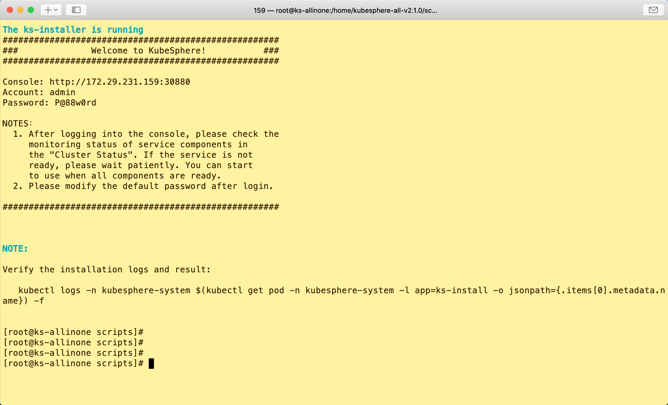 安装KS 2.1版本 · Issue #1502 · kubesphere/kubesphere · GitHub