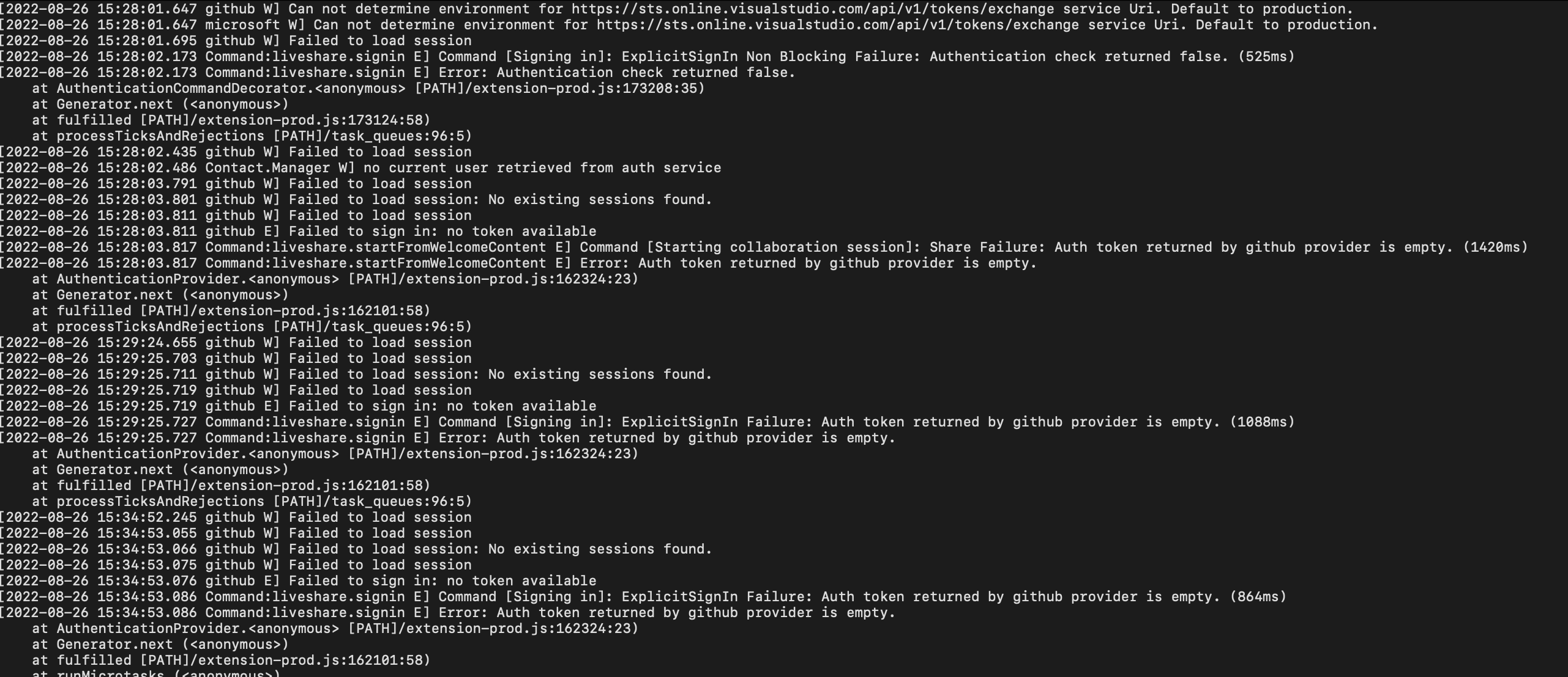 Failed to sign in with github - token empty · Issue #4753 · microsoft ...