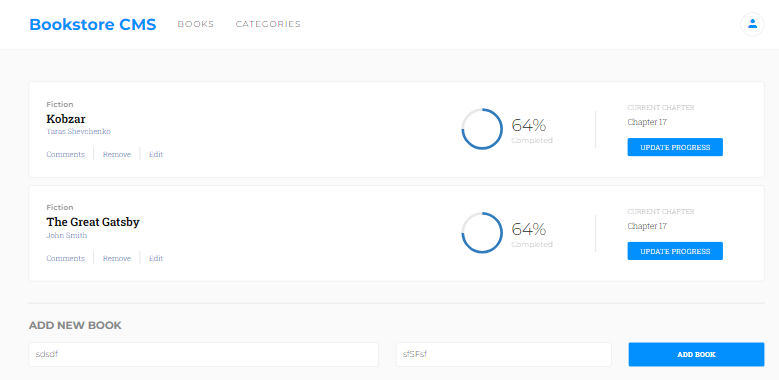 GitHub - SergSkol/bookstore: Book Store is a website that allows users ...