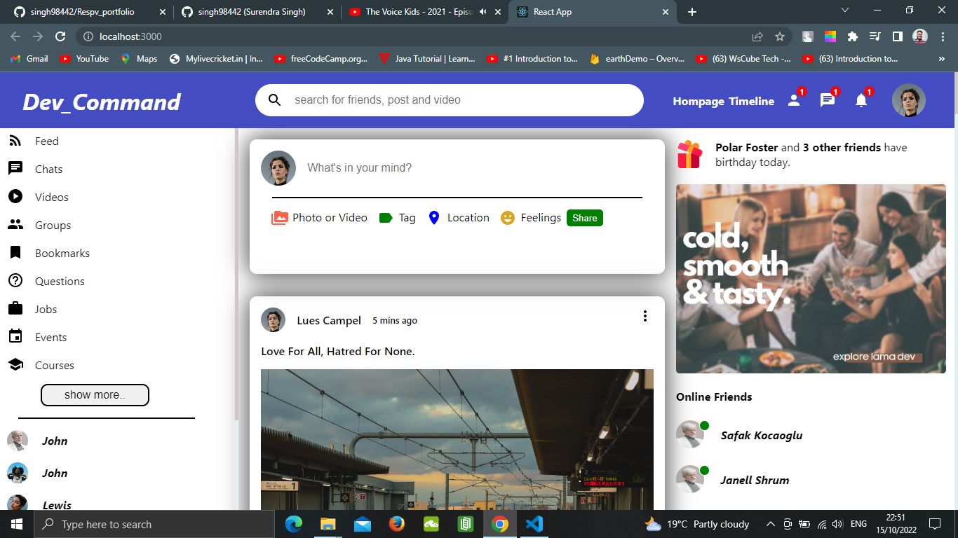 GitHub - singh98442/social_media