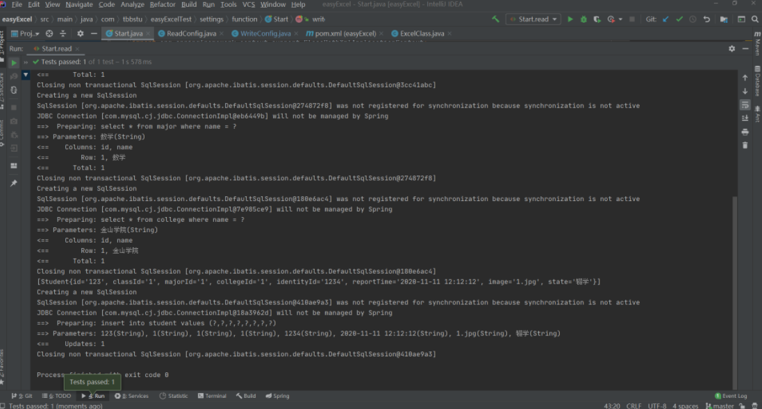 GitHub - ilovestudyjava/Excel-project
