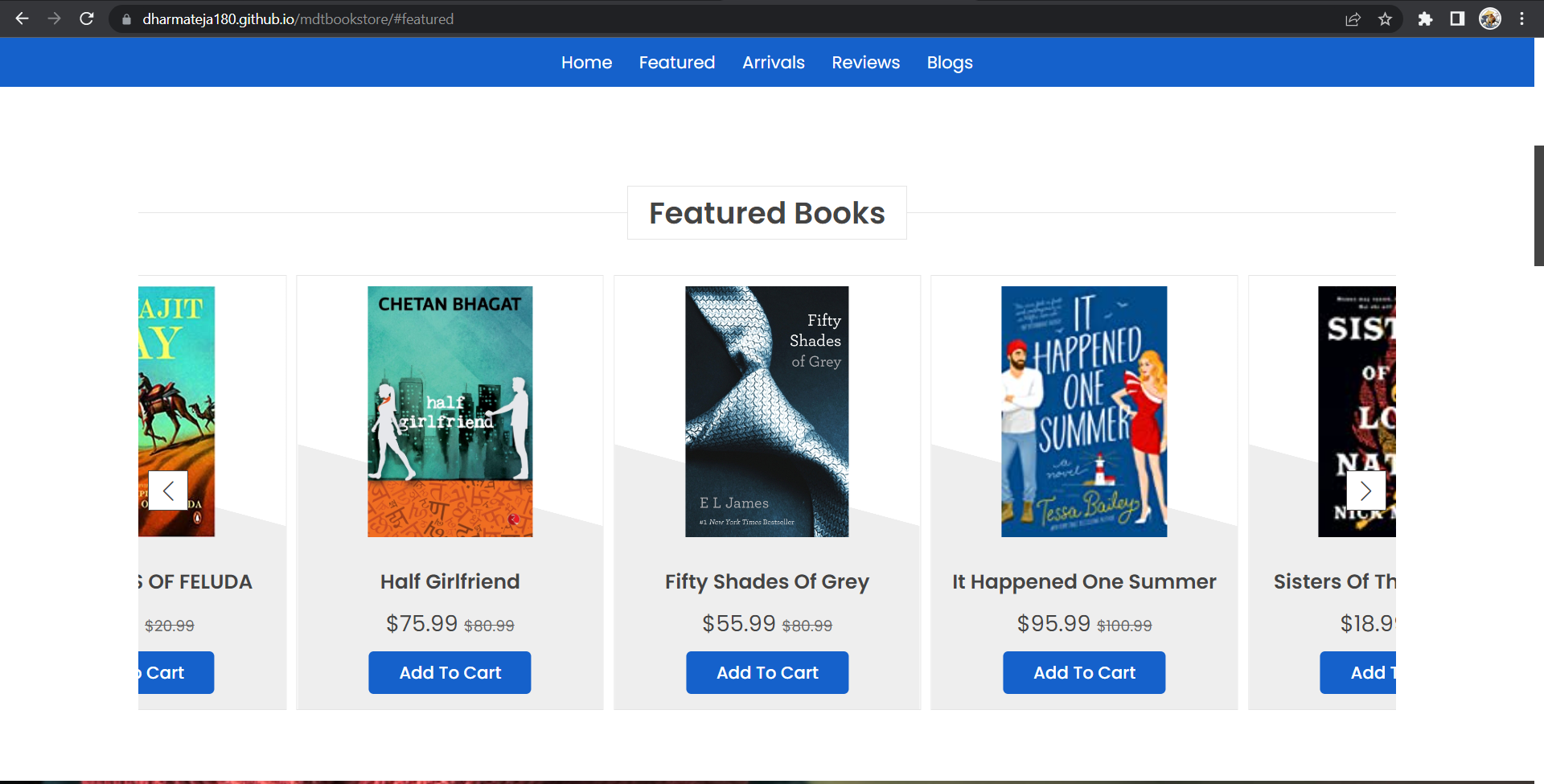 GitHub - Dharmateja180/mdtbookstore: Online bookstore website