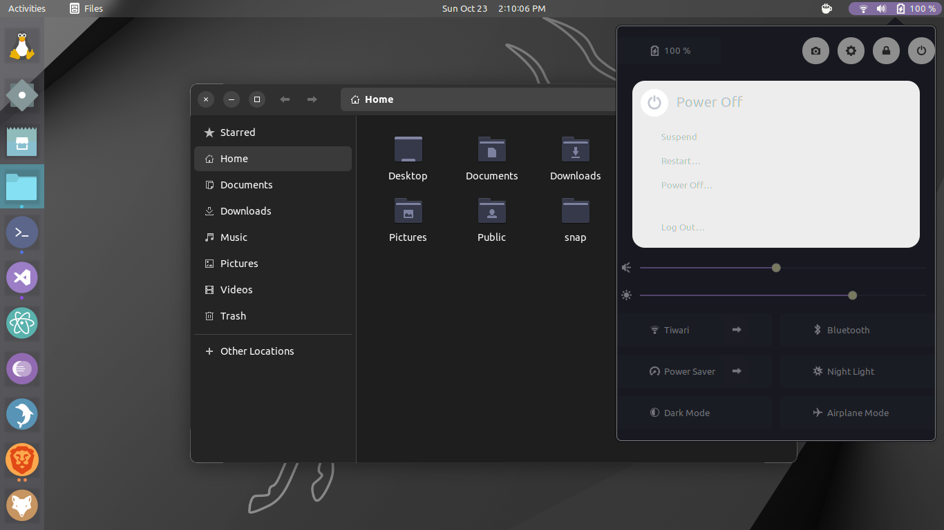 Mismatched color themes on ubuntu 22.10 · Issue 763 · dracula/dracula