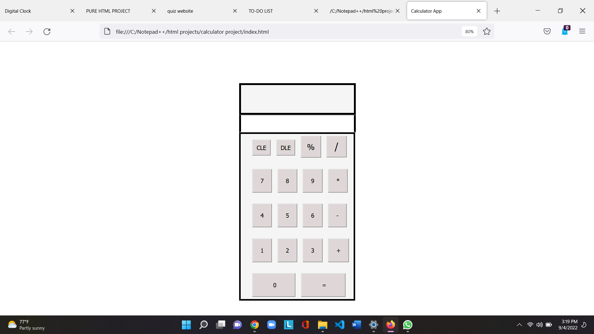 GitHub - ArfaIram011/CALCULATOR-APP