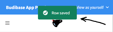 Row saved message · Budibase budibase · Discussion #6540 · GitHub