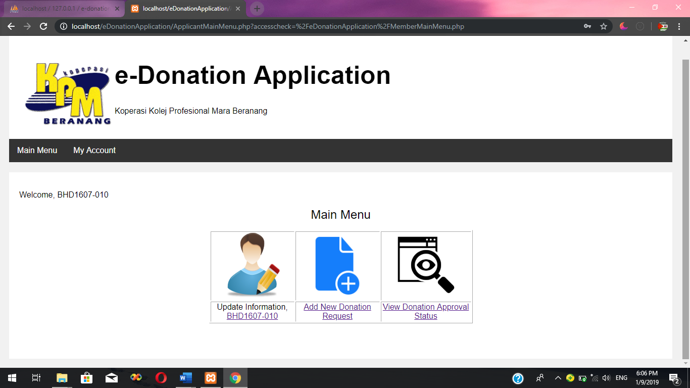 Github Athirahfauzi02 E Donationapplication