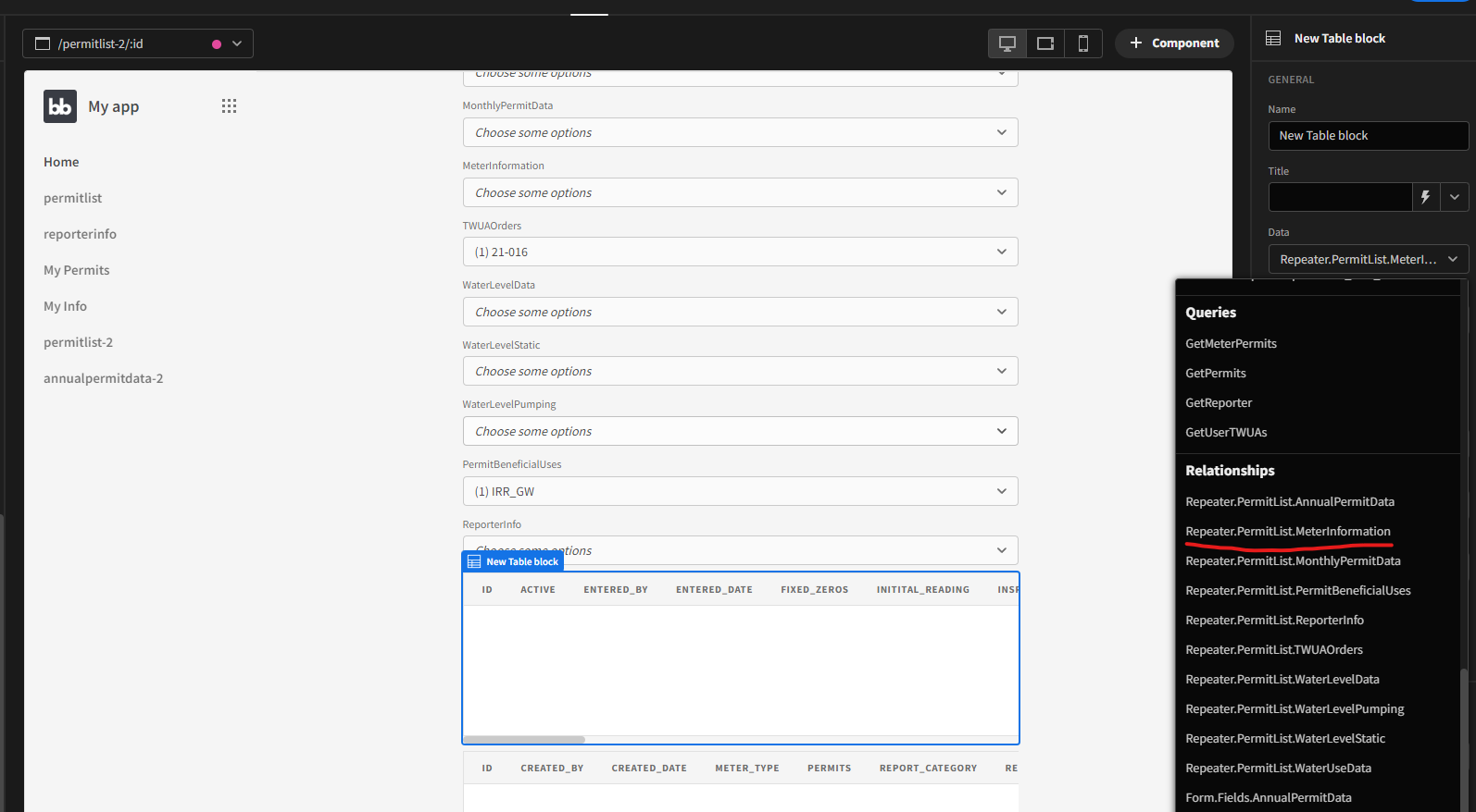 Passing Rows of Data from Repeater to App State · Budibase budibase ...