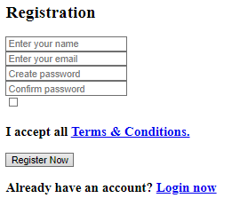 GitHub - Aturaddo/registration-forms: Registration form with terms of ...