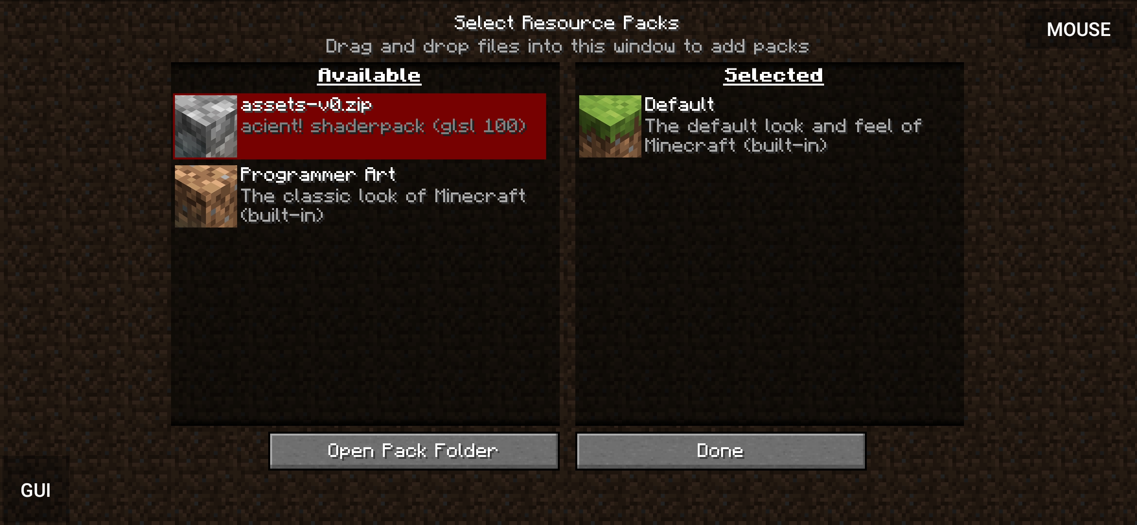I can't see my texturrpack in Minecraft · Issue #3389 ...
