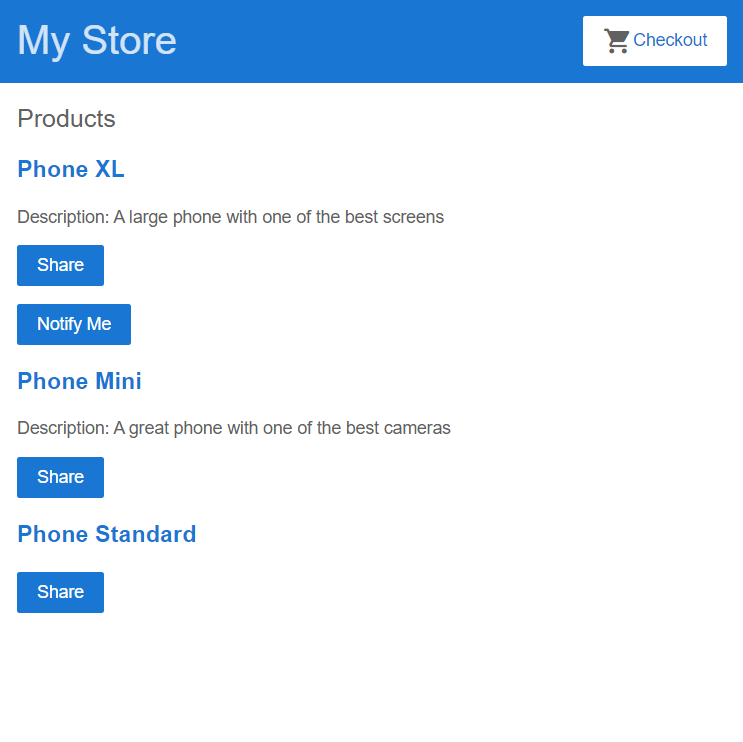 GitHub Angular Basic Shopping