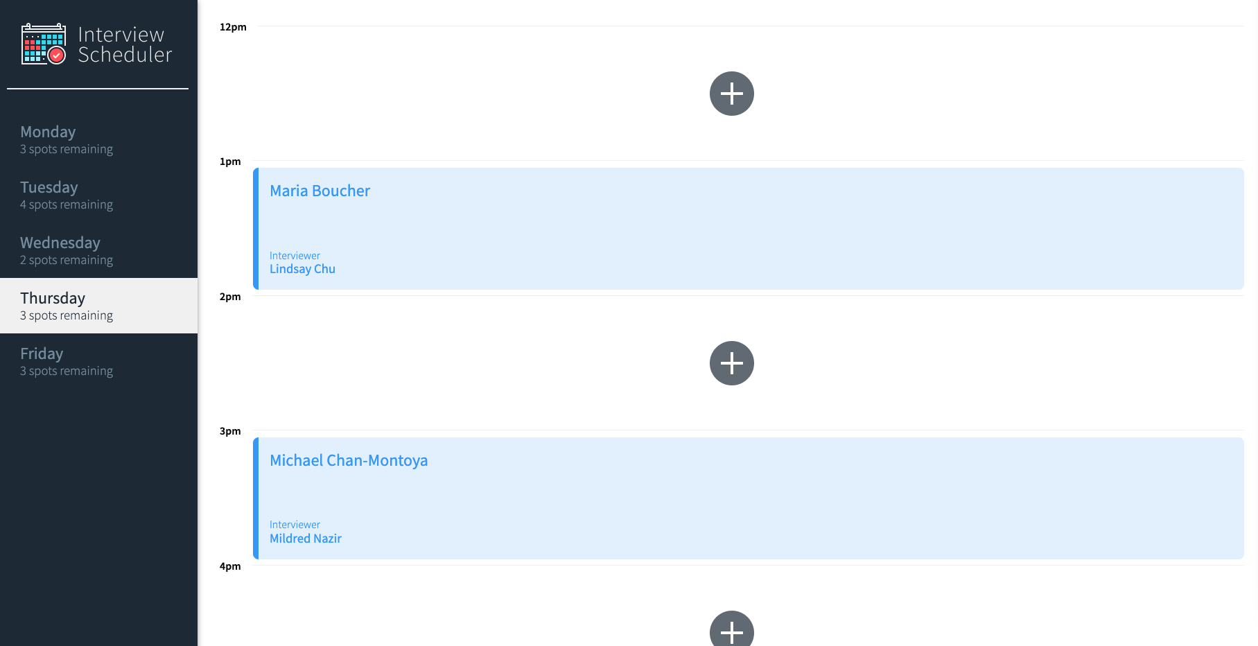 GitHub - alexannmill/scheduler