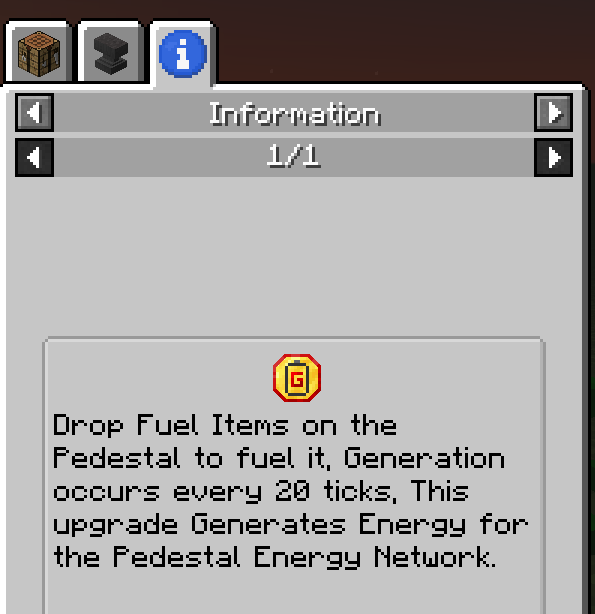 No Documentation on A Few Pedestal Upgrades · Issue 60 · Mowmaster