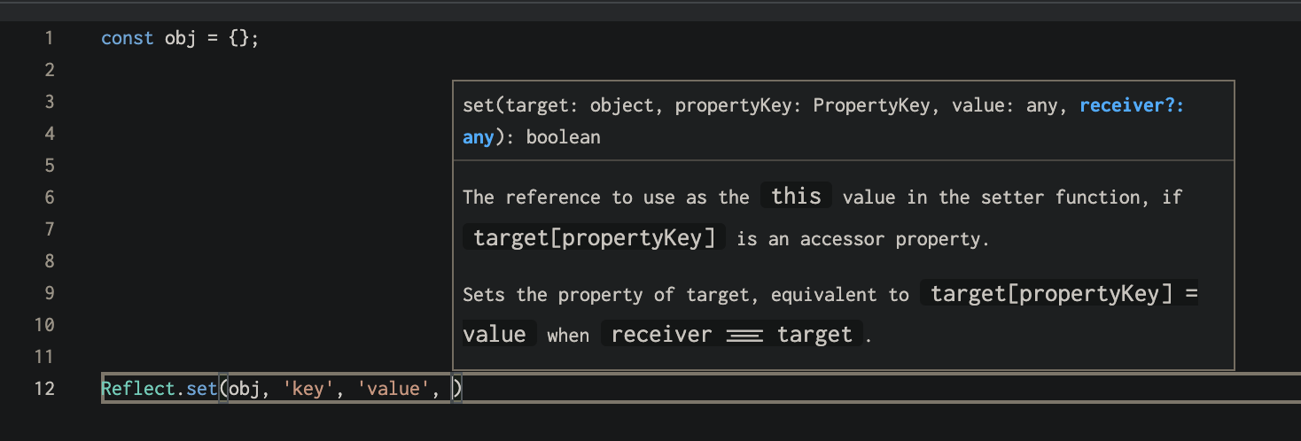 Reflect: jsdoc about `Reflect.set` · Issue #48918 · microsoft ...