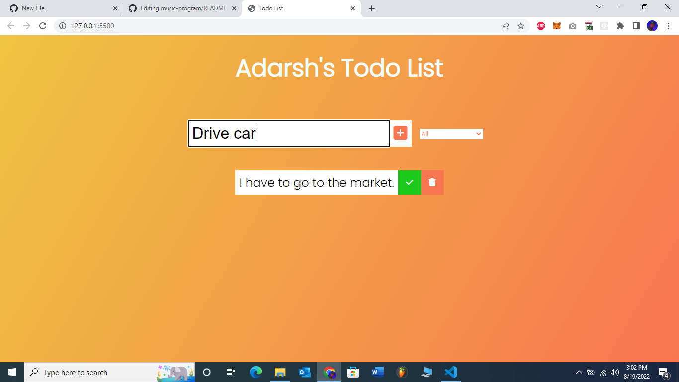 GitHub - AdarshDhiman007/todo-list-program: ToDo list project is used ...