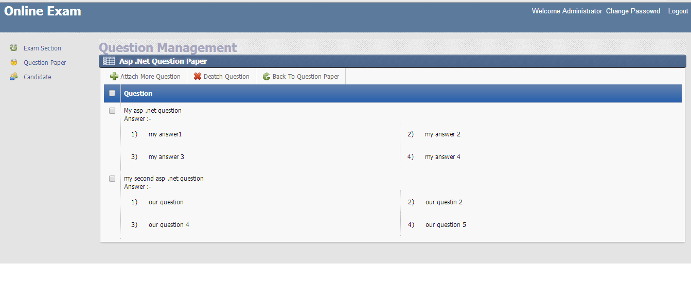 GitHub - chaudhariash26/Online-Exam: Online Examination System is a ...