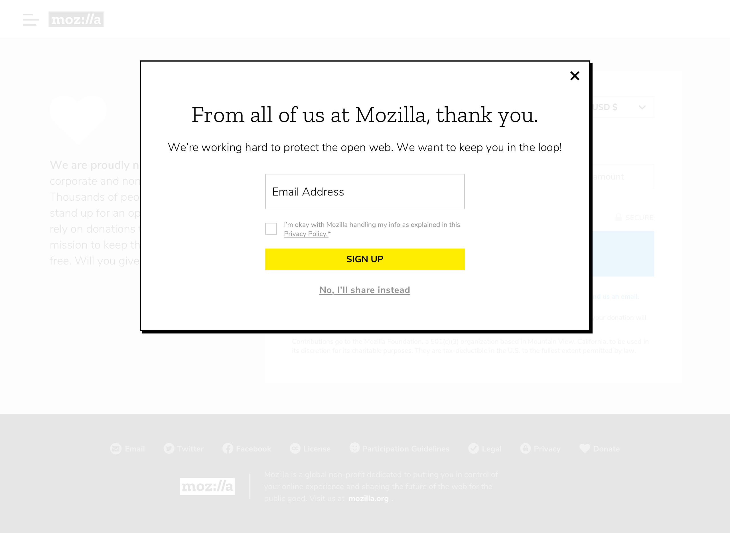 donate re skin post donate screens issue 2009 mozilla donate