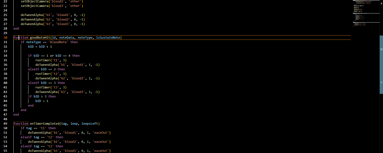 The game gives an error with the correct code lua file issue