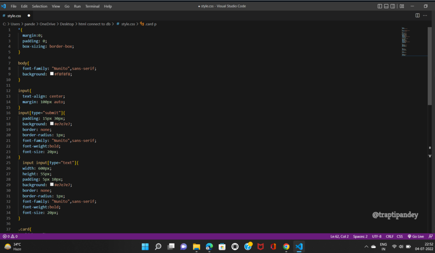 GitHub - TriptiPandey0012/Weather-Report