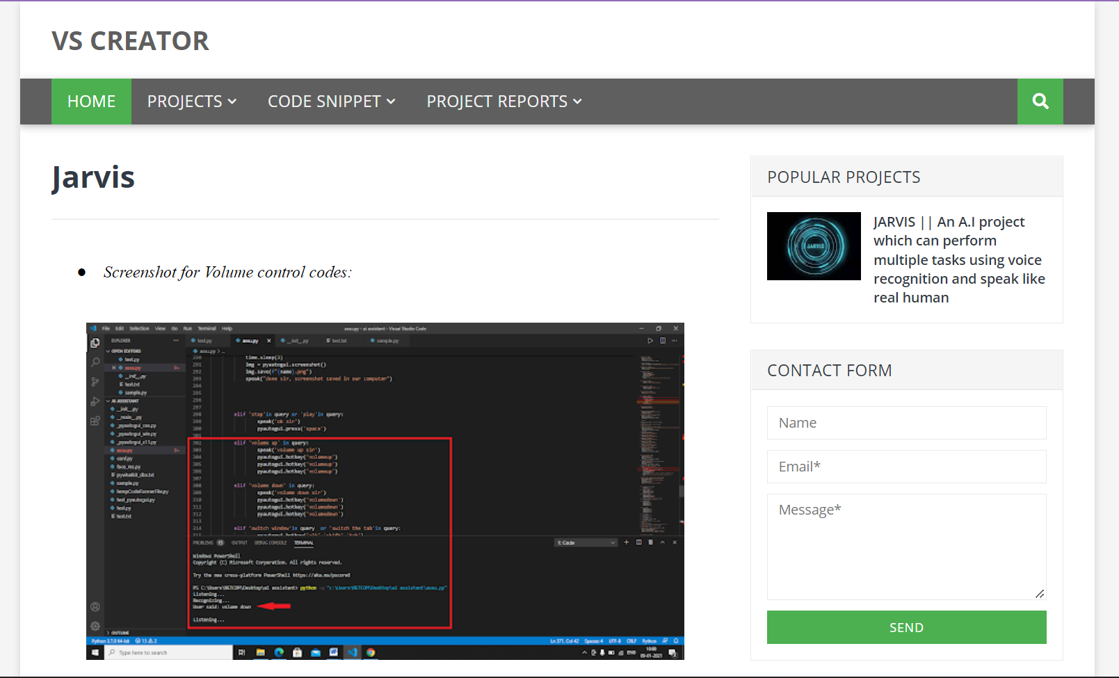 GitHub - SHIVKESHPANDEY/vs-creator: This is my website where i provide ...