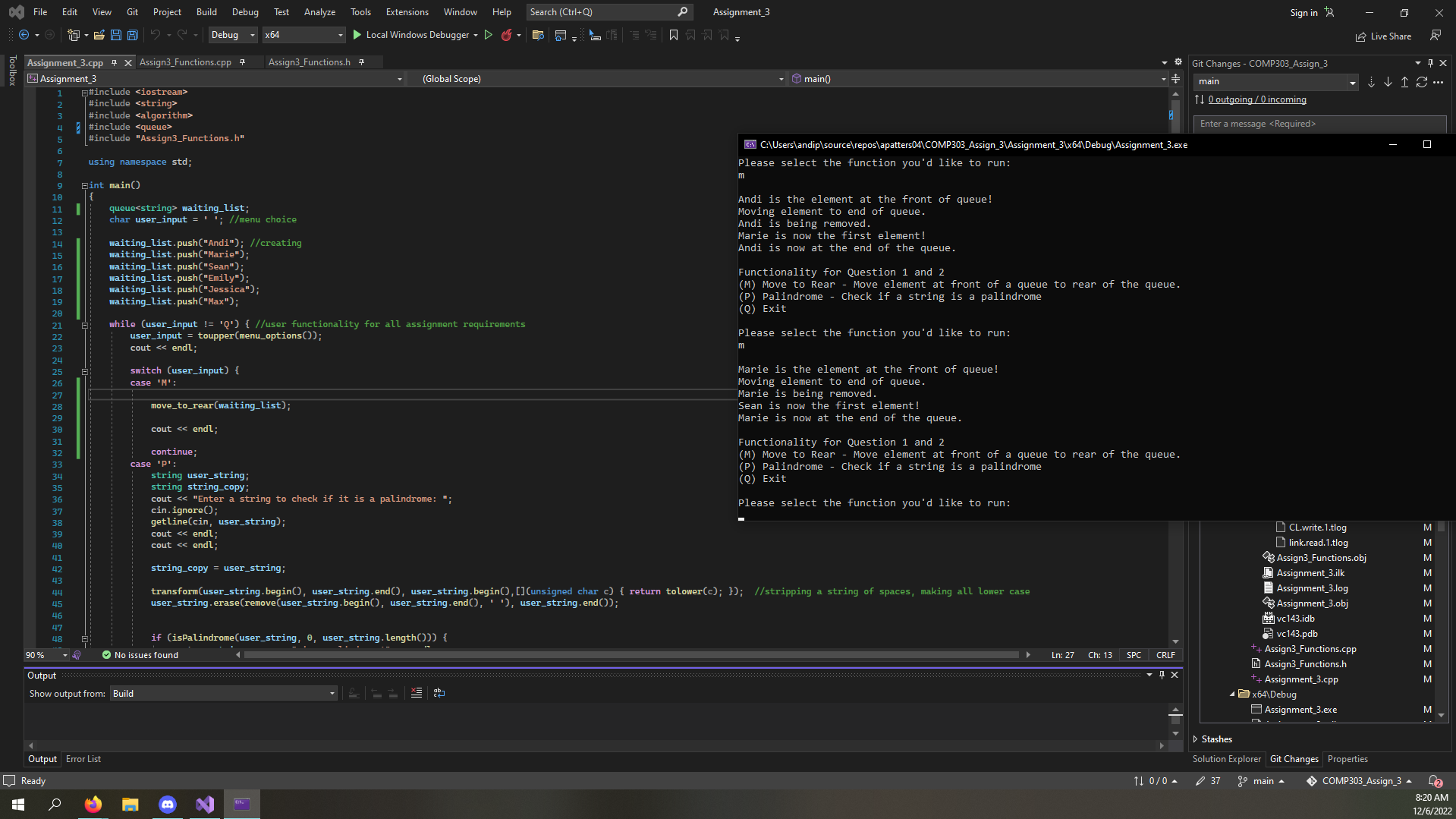 GitHub - apatters04/COMP303_Assign_3