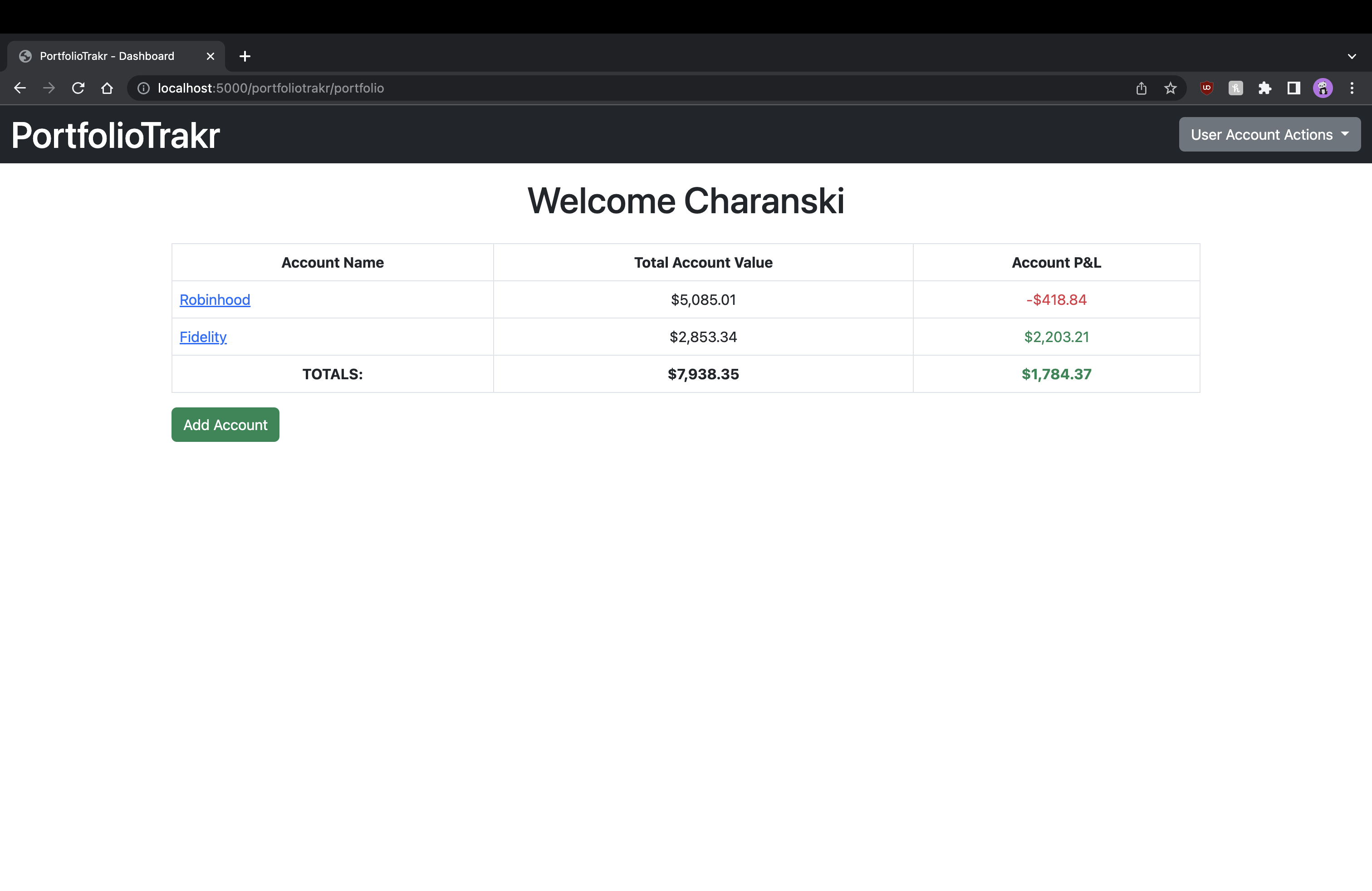 GitHub - Charan-Karthik/PortfolioTrakr: PortfolioTrakr is a web app ...