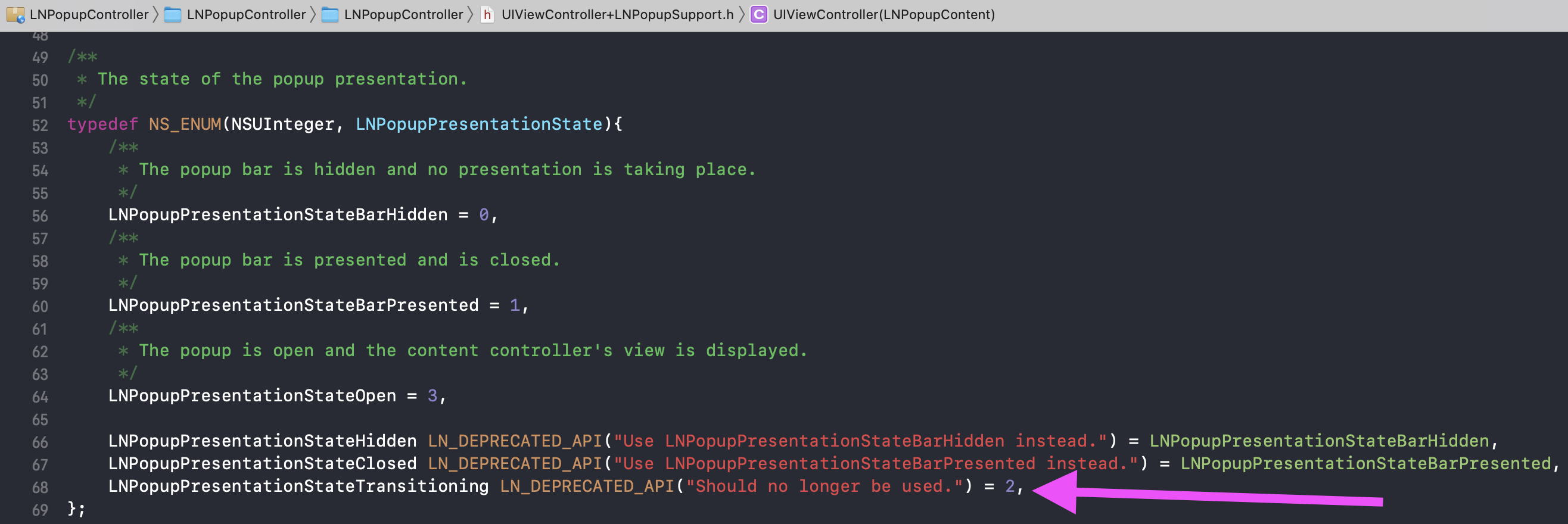 deprecated