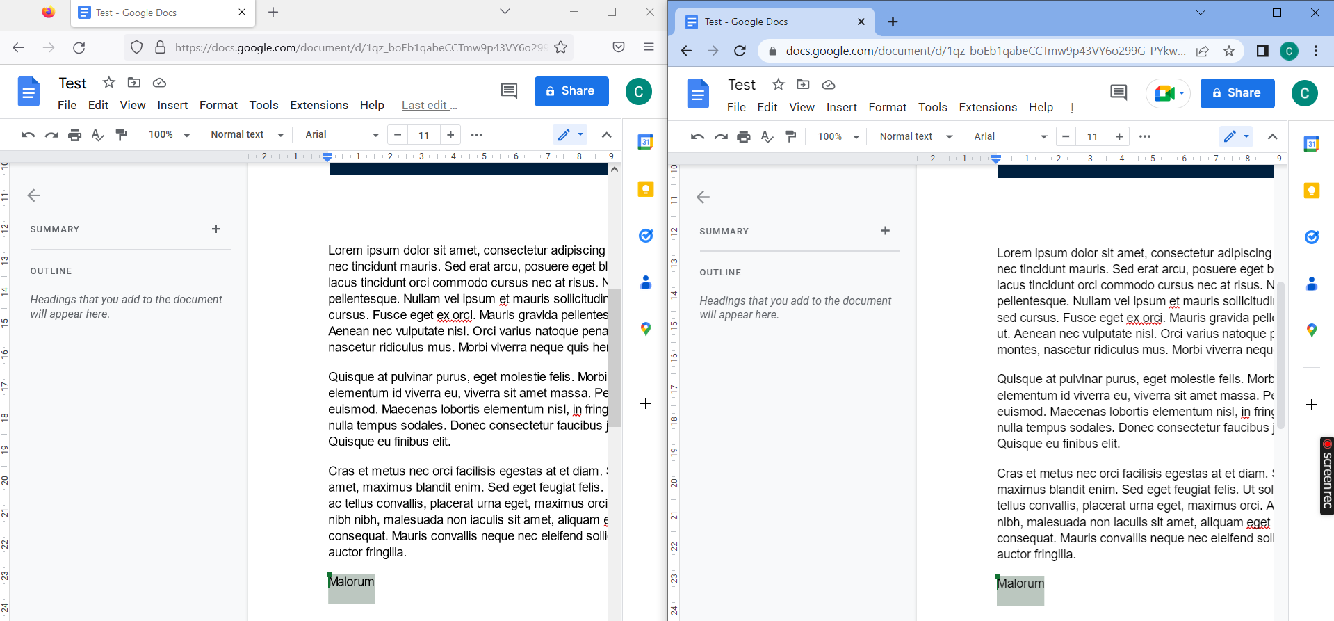 document kerning is broken · Issue 116909