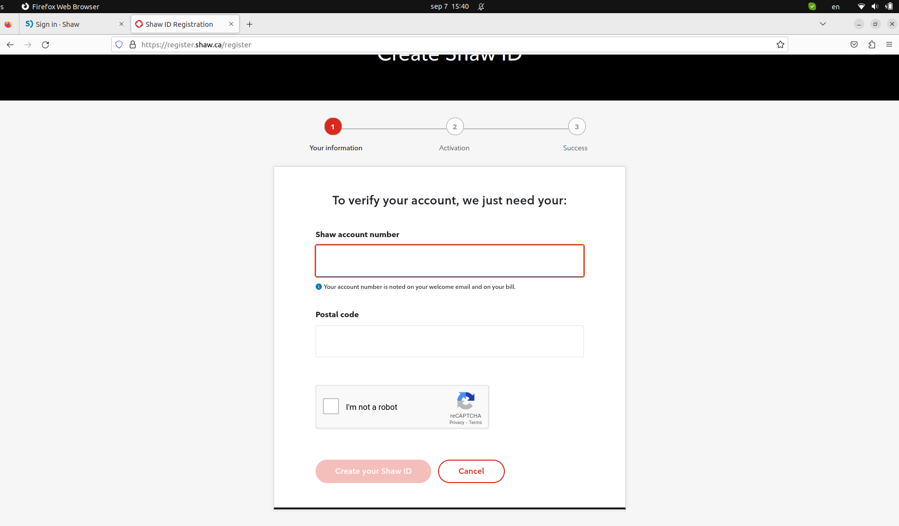 webmail.shaw.ca site is not usable · Issue 126664 ·