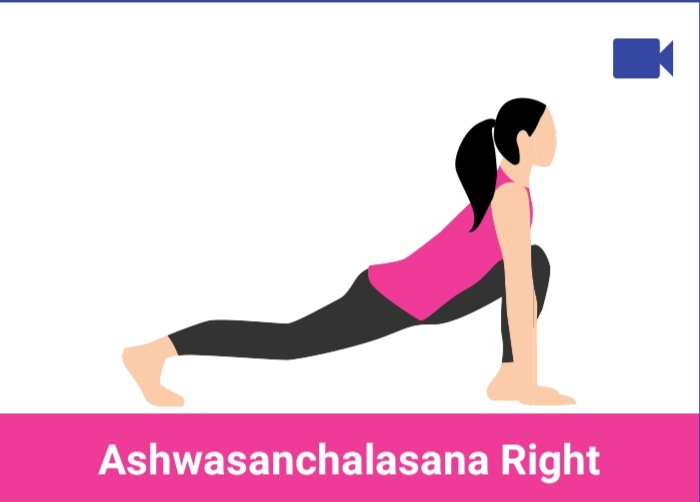 ashwasanchalasana right