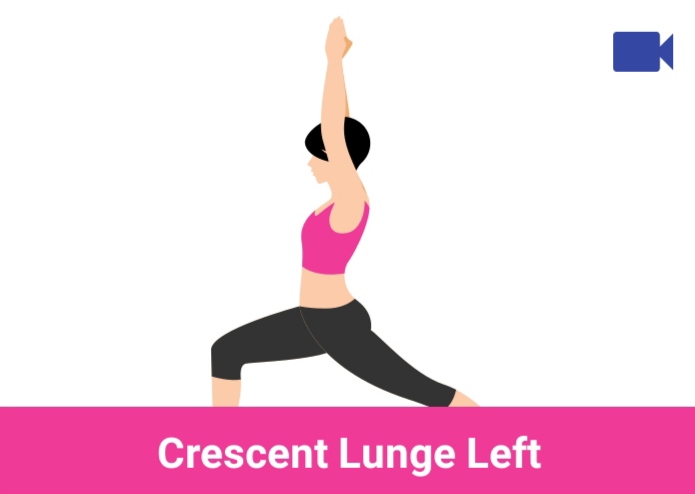 crescent lunge left