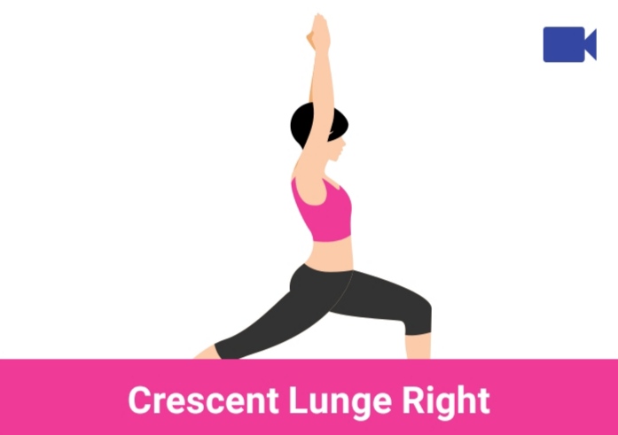 crescent lunge right