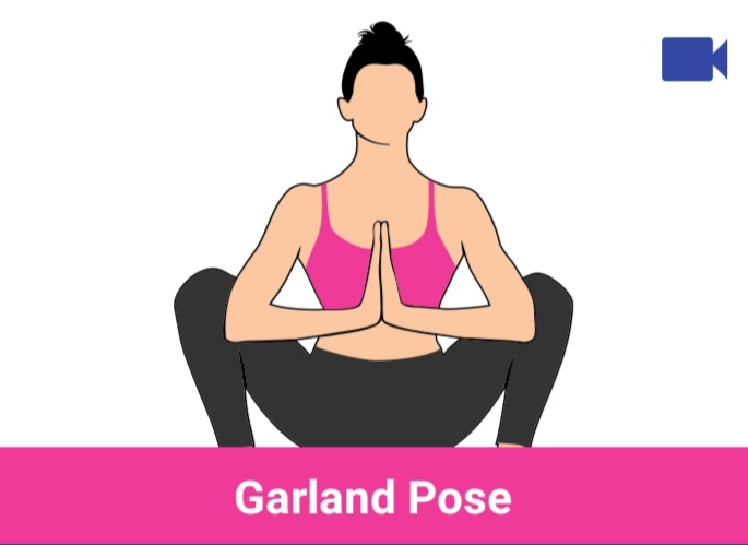 garland pose