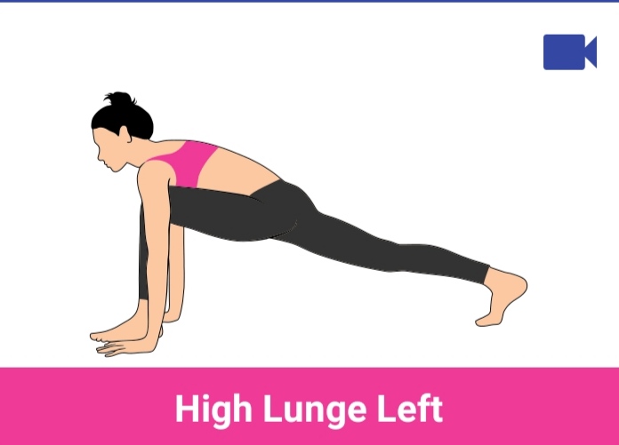 high lunge left