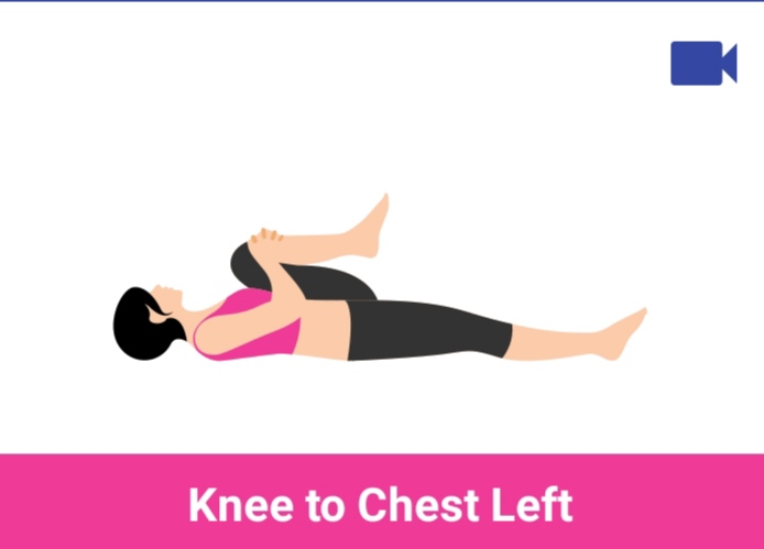 knee to chest left
