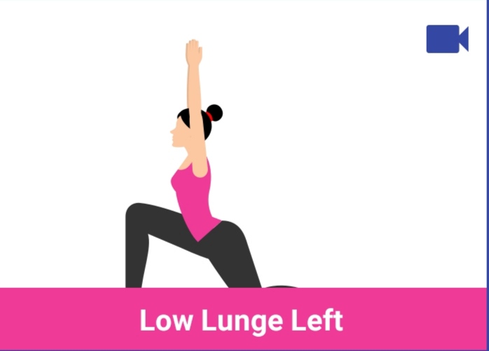 low lunge left