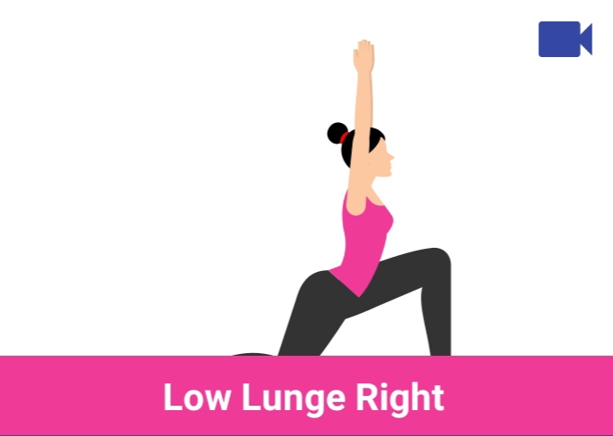 low lunge right