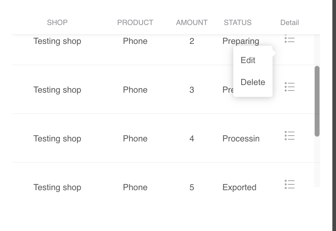 Popover with dropdown doesn't stick to the table when scrolling · Issue ...